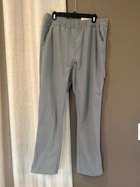 NWT Lake & Trail Men's Outdoor Gray Pant Drawstring Pockets, Size Medium